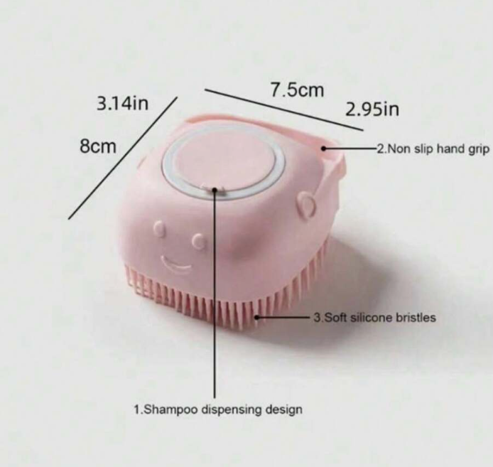 Cepillo Dispensador de Silicona Suave